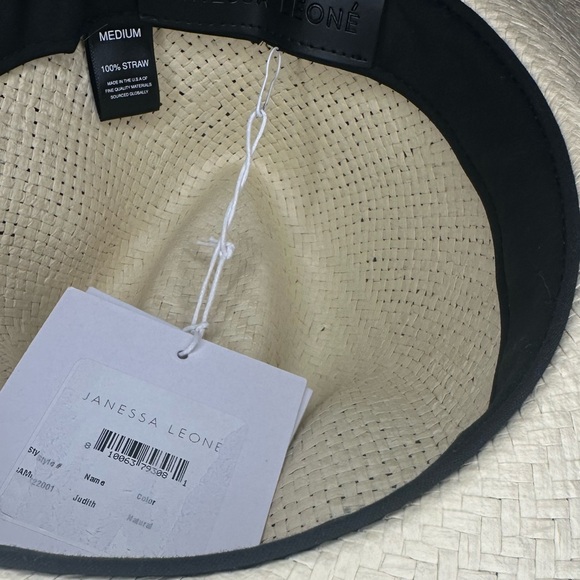Janessa Leone JUDITH Hat in Natural -Sz Medium ✨NWT✨ In stores Now $287 - Picture 5 of 10
